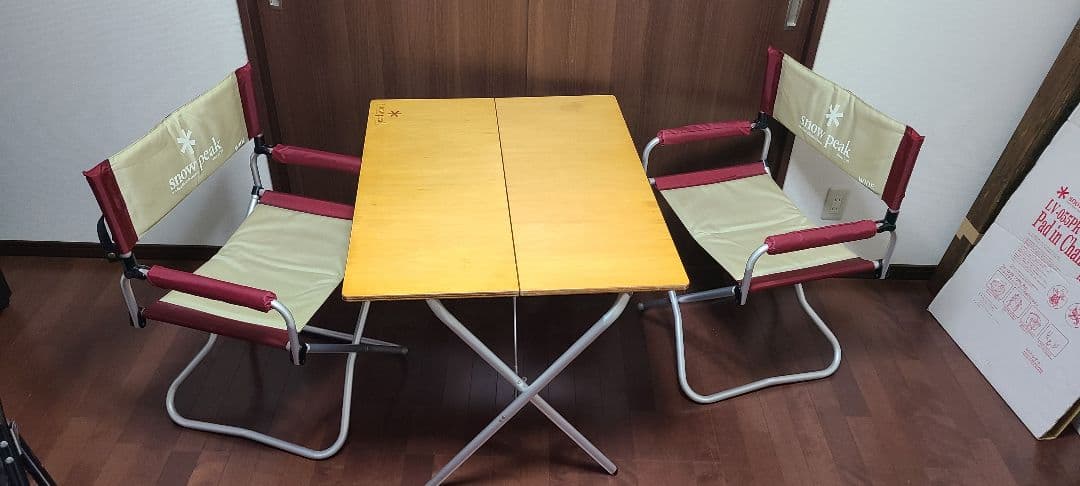 スノーピーク　ワンアクションテーブル　チェアワイド