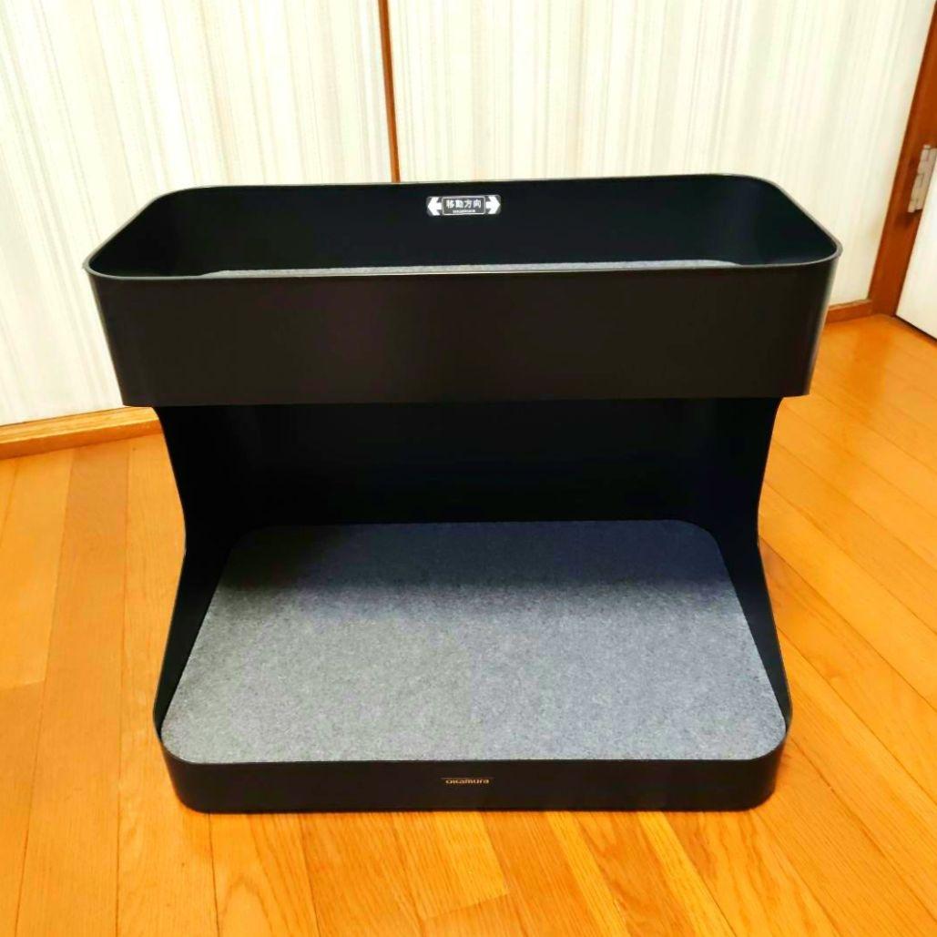 オカムラ ライブスワゴン ロータイプ W550 ブラック DD32BA-Z25