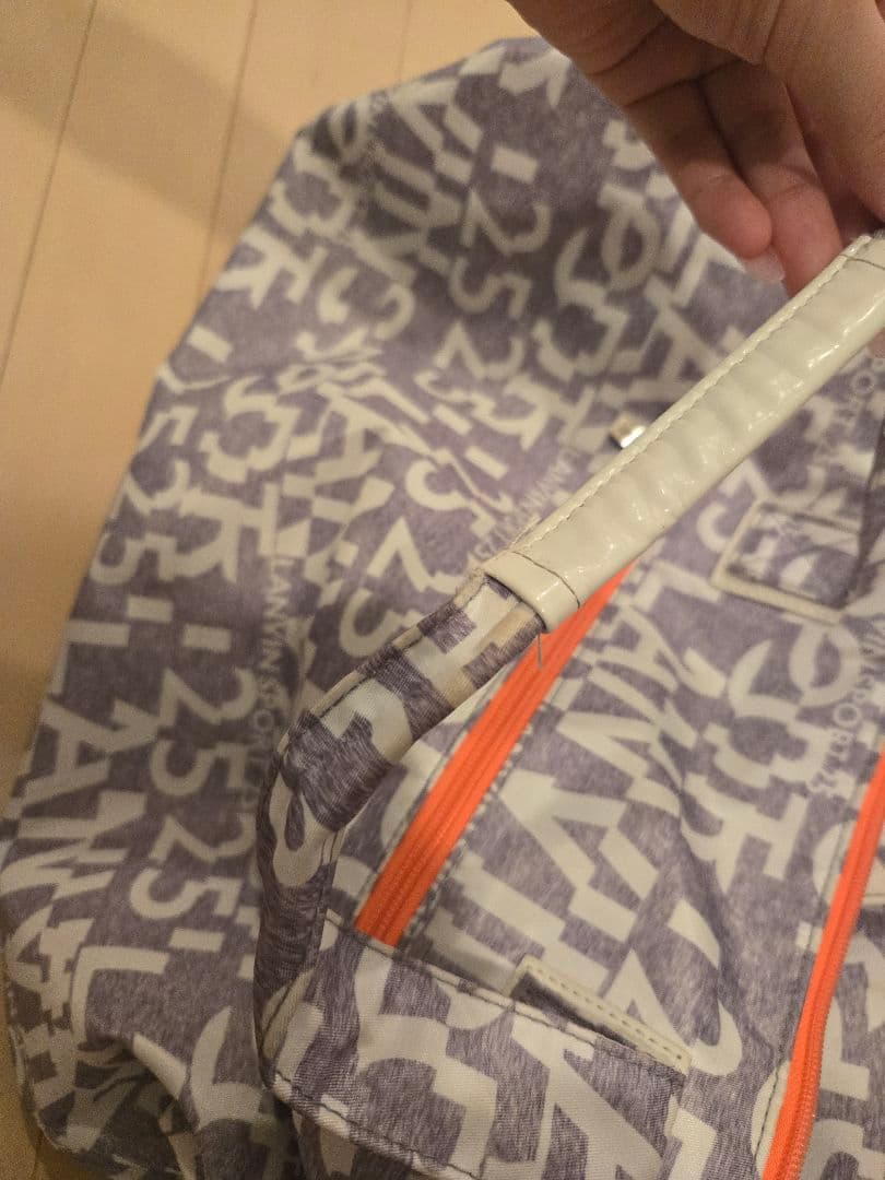 【25周年】 総柄ロゴボストンバッグ LANVIN ランバン シューズ収納袋付