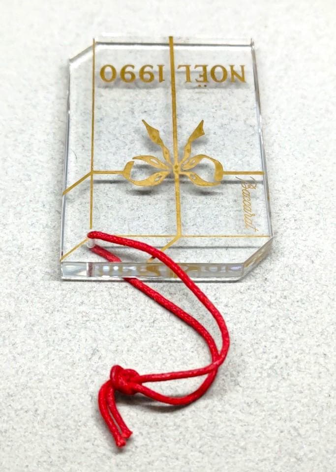 Baccaratバカラ　ノエルフランスクリスマスオーナメント1990　40560