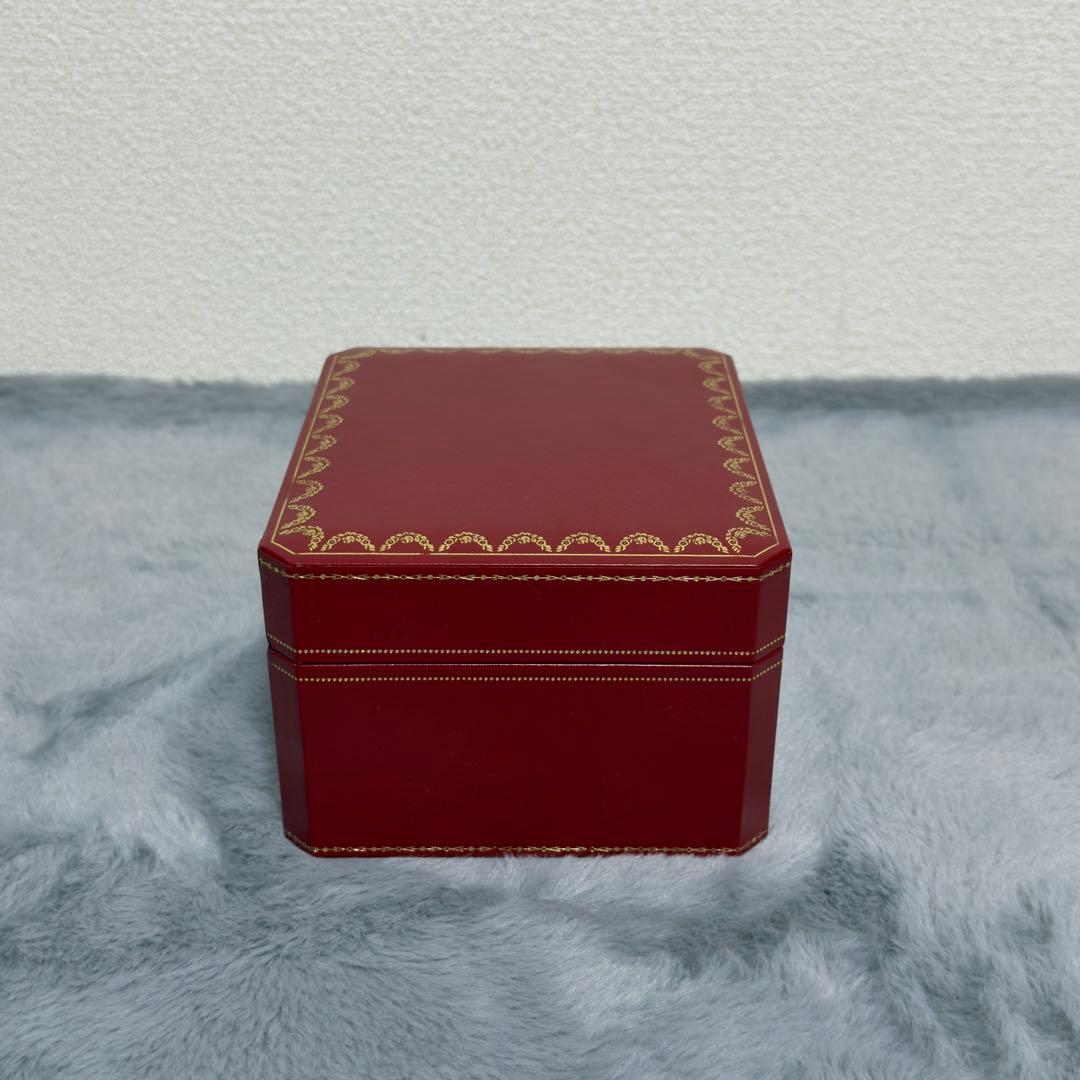 【極美品】Cartier 空箱　ボックス 赤　時計　ウォッチ　スエード　外箱付き