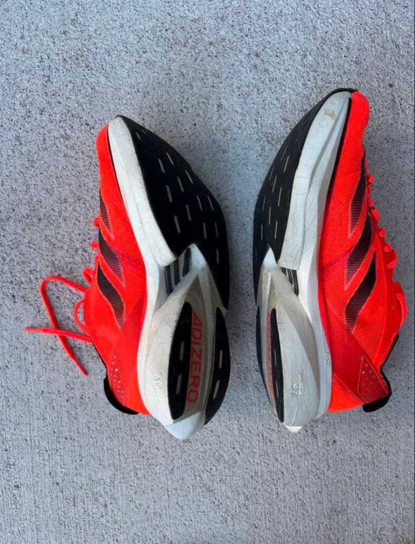 adidas ADIZERO ADIOS PRO 3 赤　オレンジ