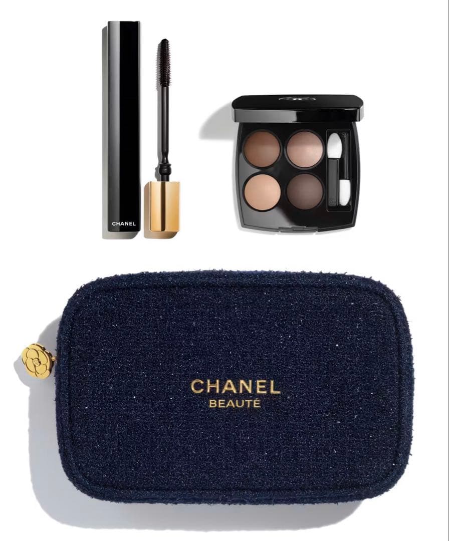 シャネル ホリデー 限定セット アイシャドウ マスカラ　 クリスマスコフレ