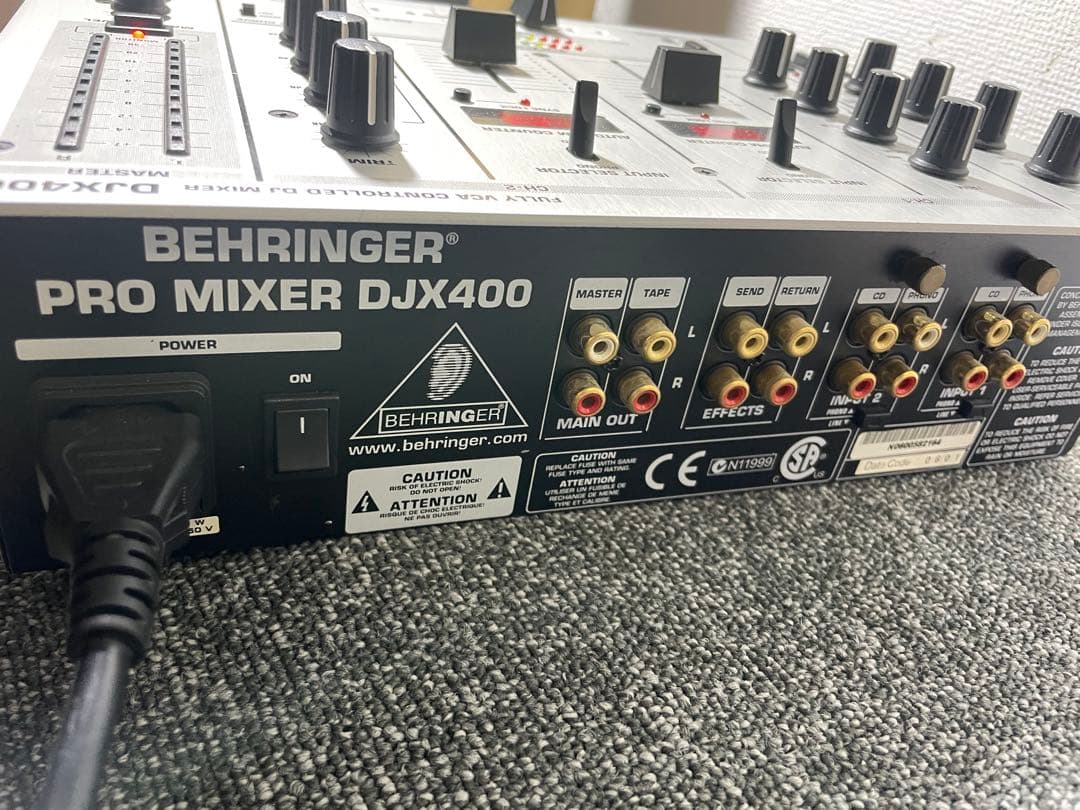 【BEHRINGER】ベリンガー DJミキサー DJX400