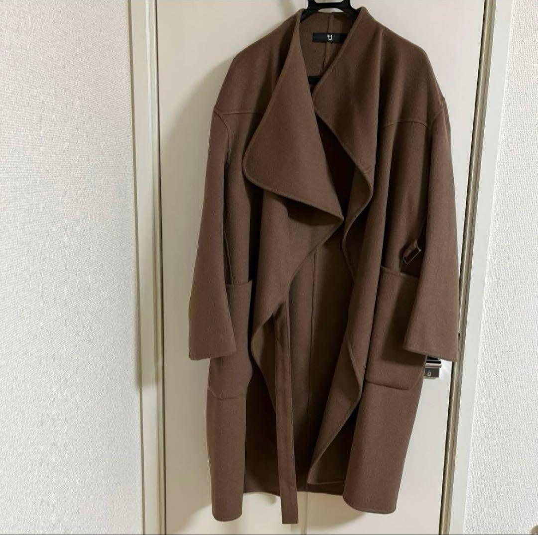 ユニクロ　UNIQLO ジルサンダー　+J カシミヤブレンドノーカラーコート