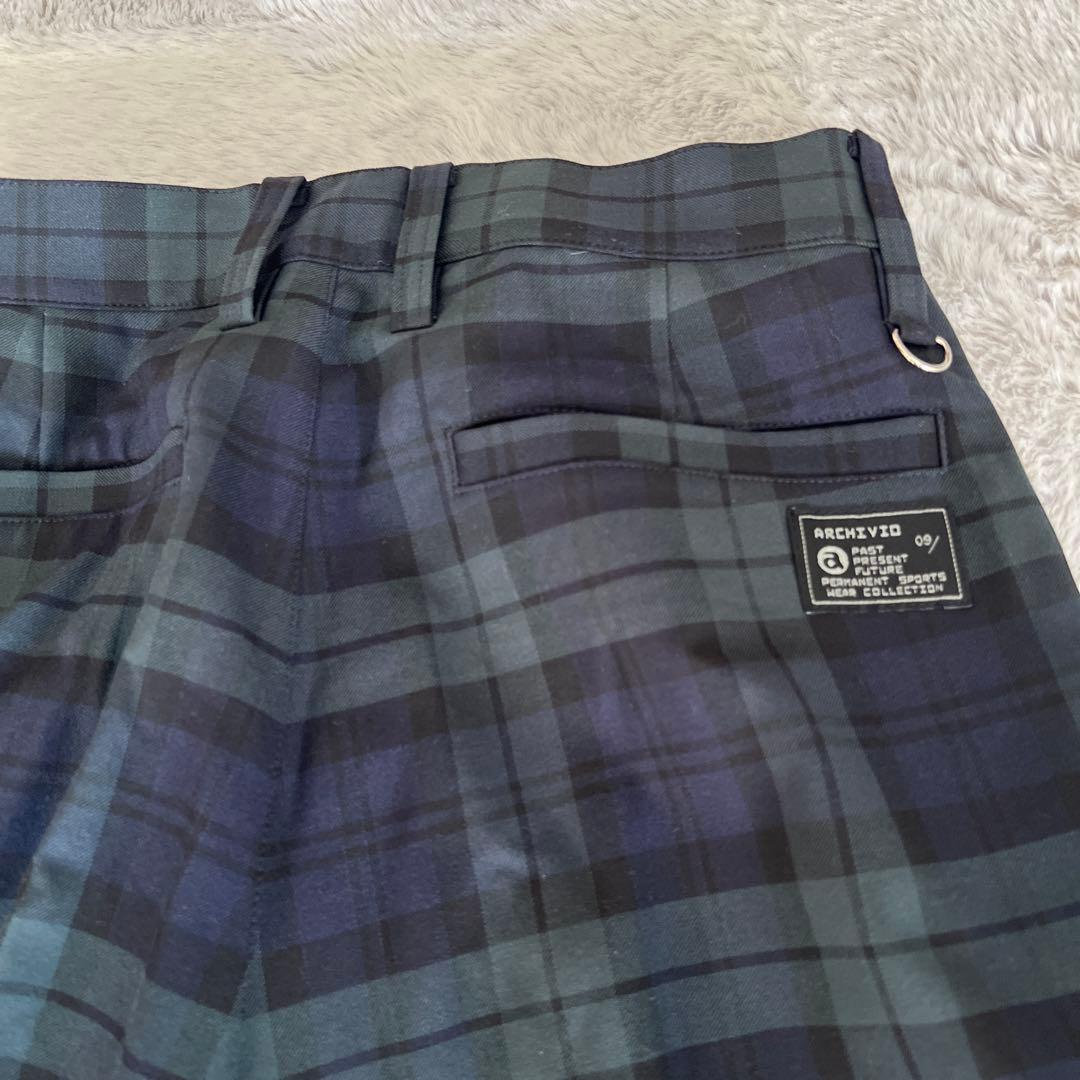 ARCHIVIO チェック柄パンツ46サイズ