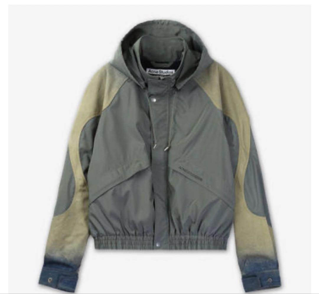 Acne Studios フード付きナイロンジャケット ボンバージャケット46
