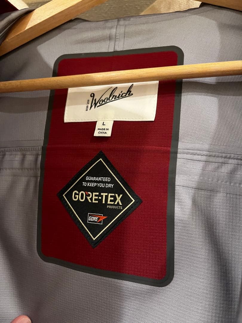 【美品】woolrich フィッシングジャケット　ゴアテックス　ウールリッチ