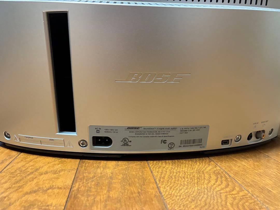 Bose SoundDock 10 シルバー スピーカー
