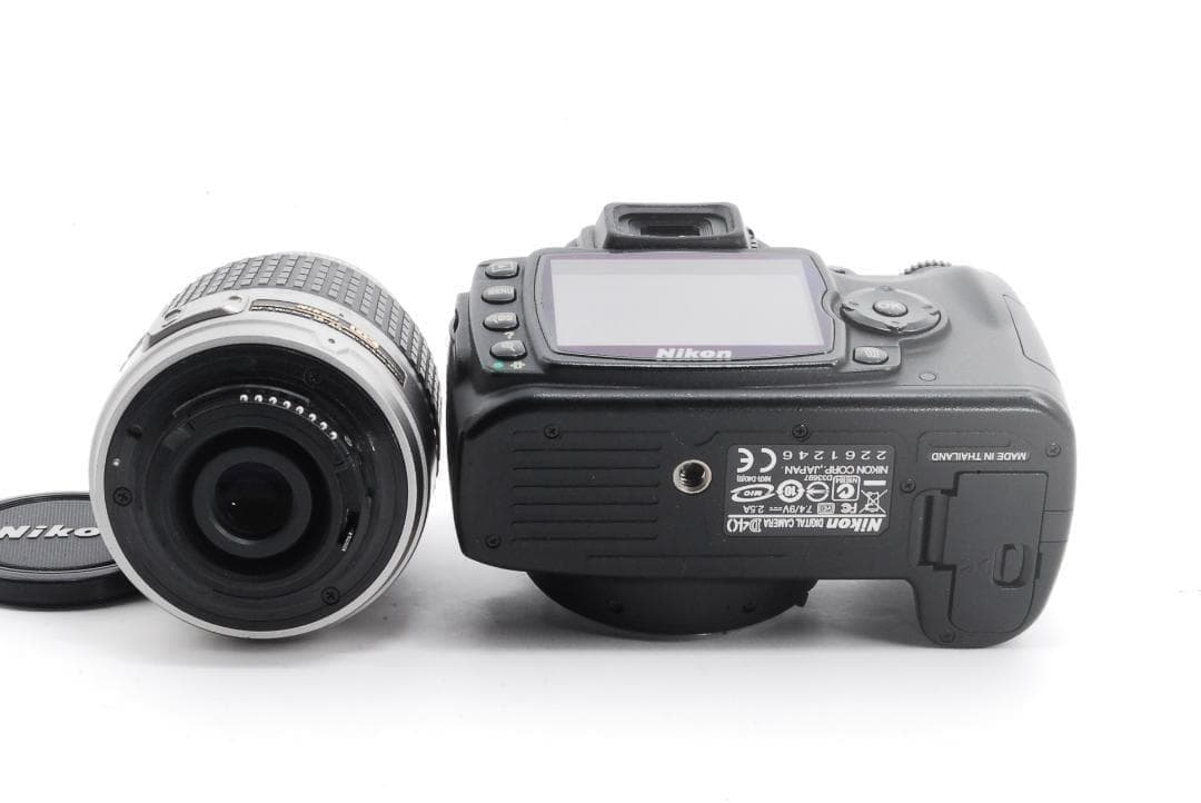 【極軽量×簡単操作】Nikon D40 標準レンズセット 初心者向け