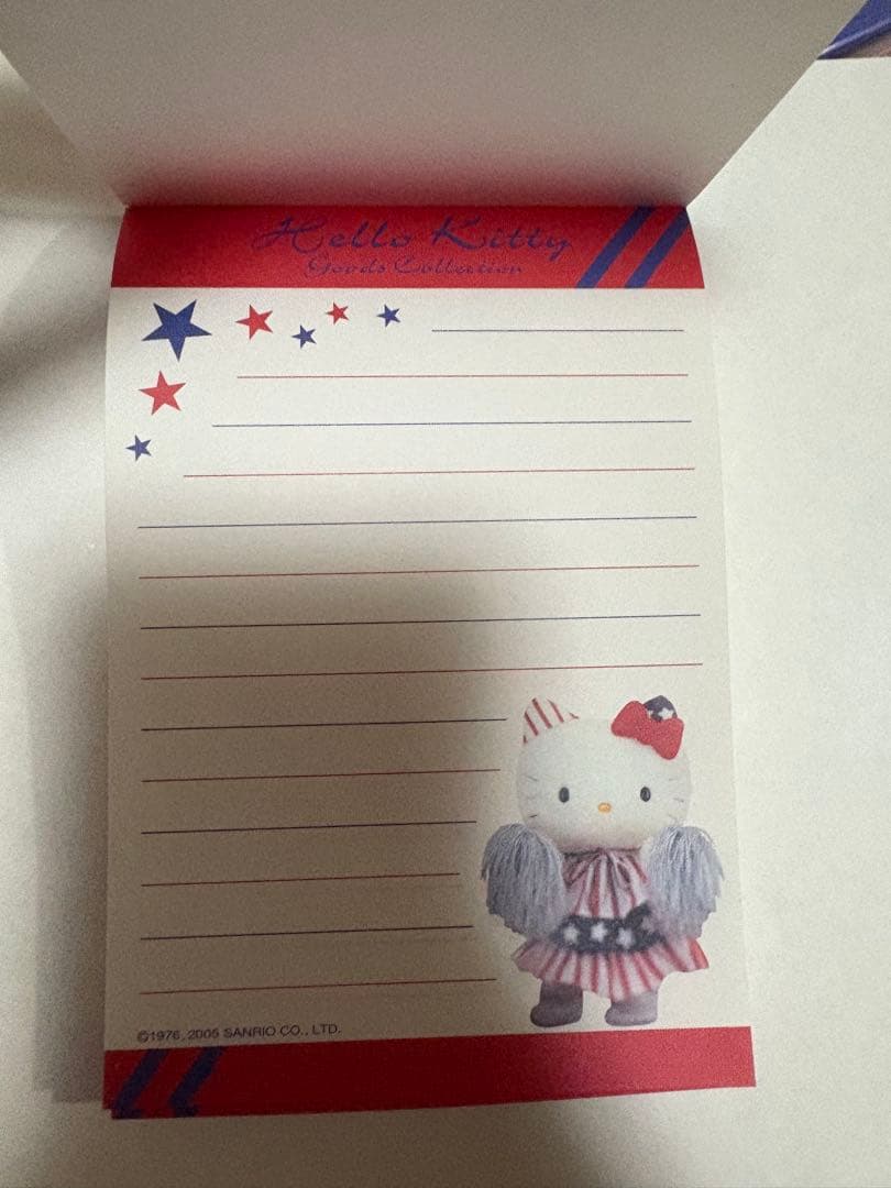 Hello Kitty Goods Collection メモ帳 人形 赤