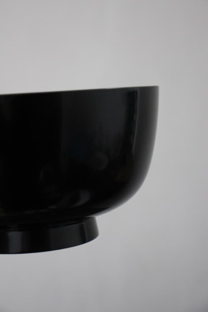 未使用　鈴木睦美　現代京都漆芸家　漆器　飯椀