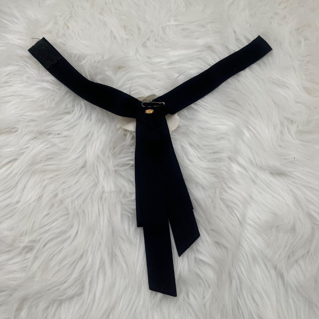 ２点セット✨CHANEL シャネル　カメリア コサージュ　ブローチ　リボン