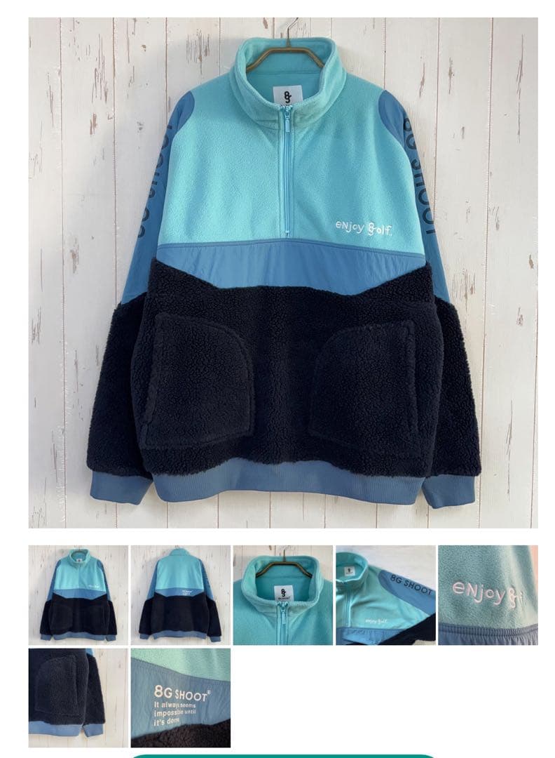 メンズウェア 8gshoot FLEECE HALFZIP PULLOVER 8g shoot