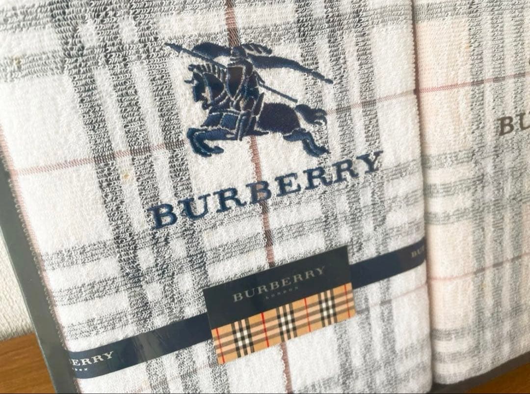 BURBERRY バーバリー チェック柄 タオル シーツ ペア