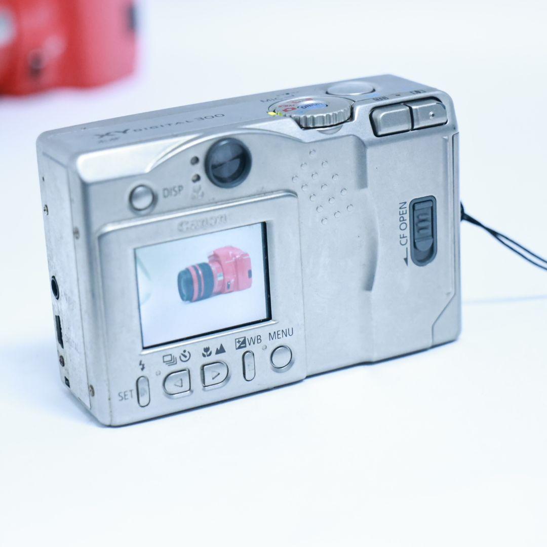 スマホ転送可 デジタルカメラ　Canon IXY Digital300 カード付