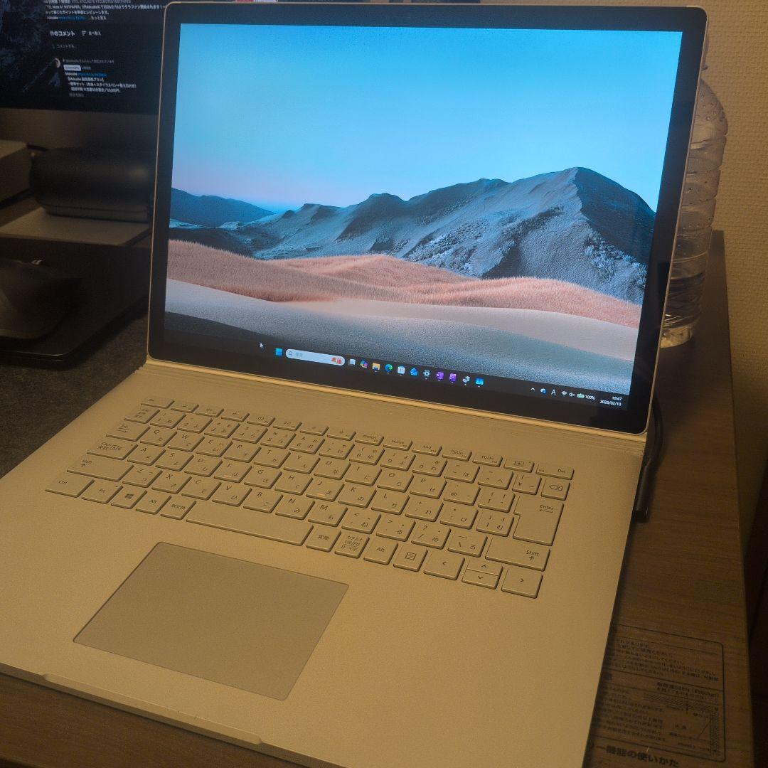 Surface Book3 i7-1065G7 GTX1660 Ti 15インチ