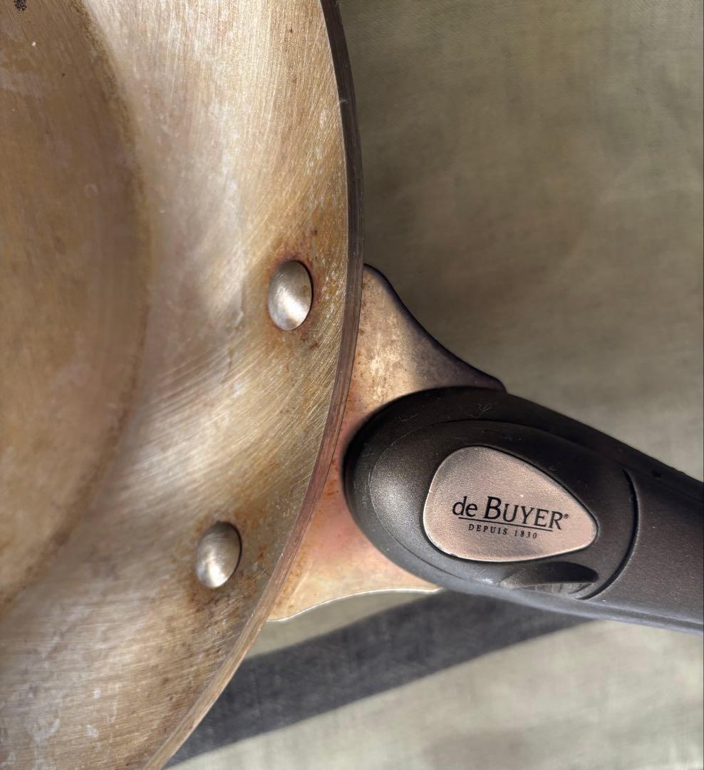 【最終値下げ】de Buyer デバイヤー鉄フライパン28cm/20cm セット