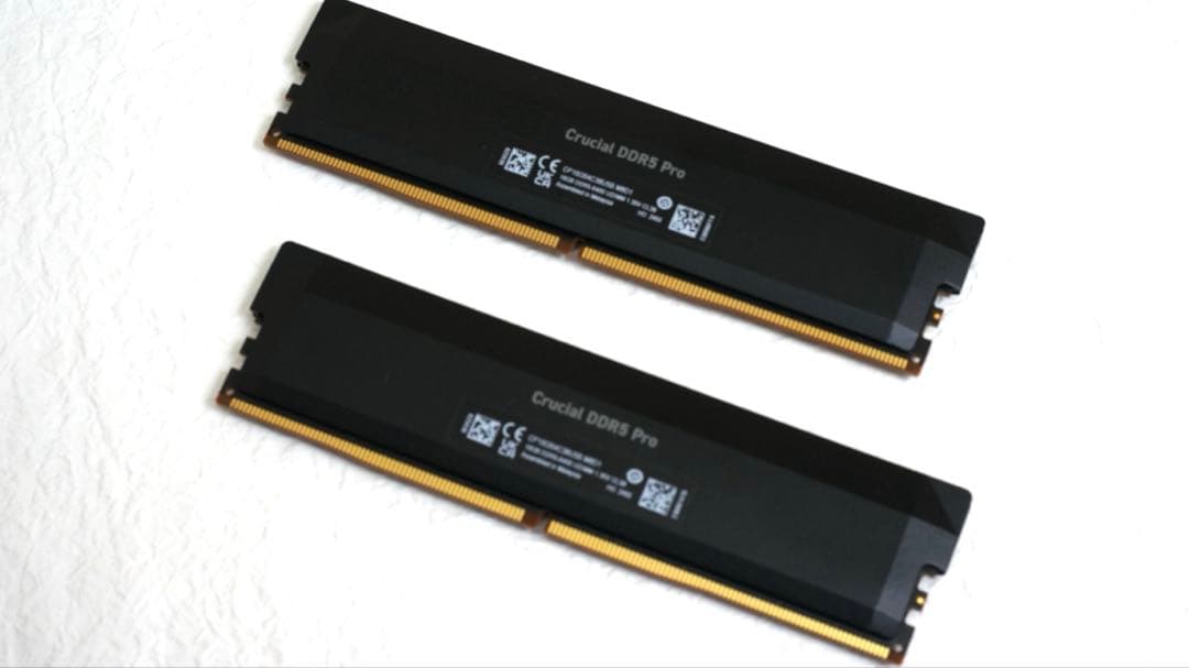 Crucial　PRO (マイクロン製) 16GB×2枚 DDR5-6400