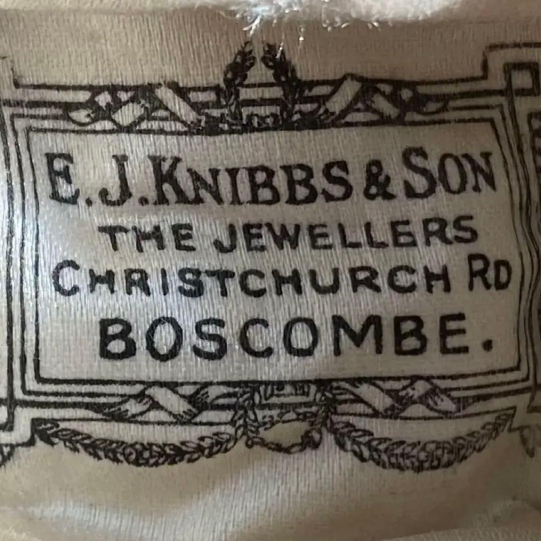 【最終価格】英国アンティークジュエリーボックスE.J.KNIBBS&SON
