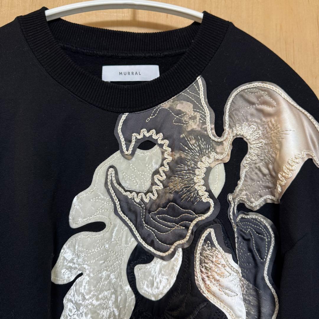 【MURRAL】Patchwork embroidered sweatshirt