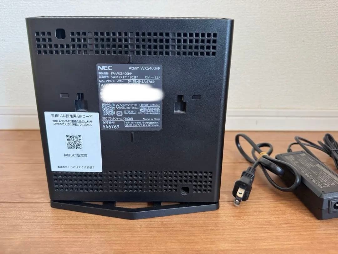 ルーター・ネットワーク機器 NEC Aterm PA-WX5400HP