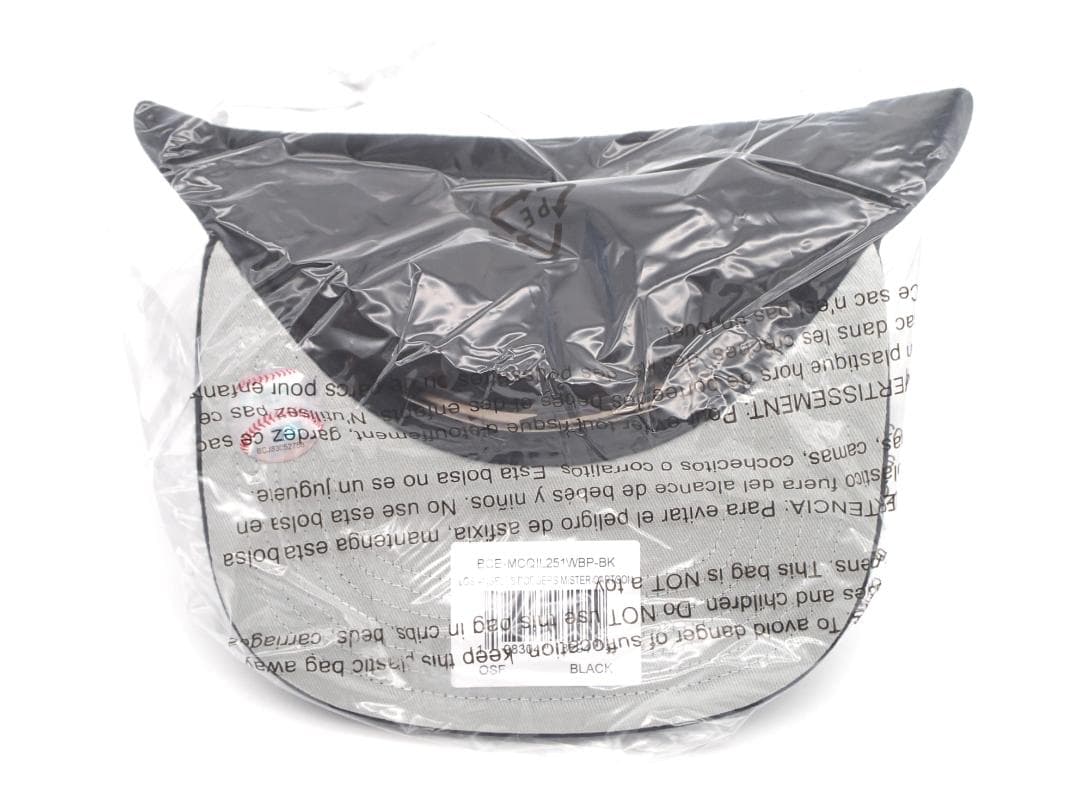 MC LA DODGERS 47 QUILL CAP BLACK 帽子 刺繍 黒