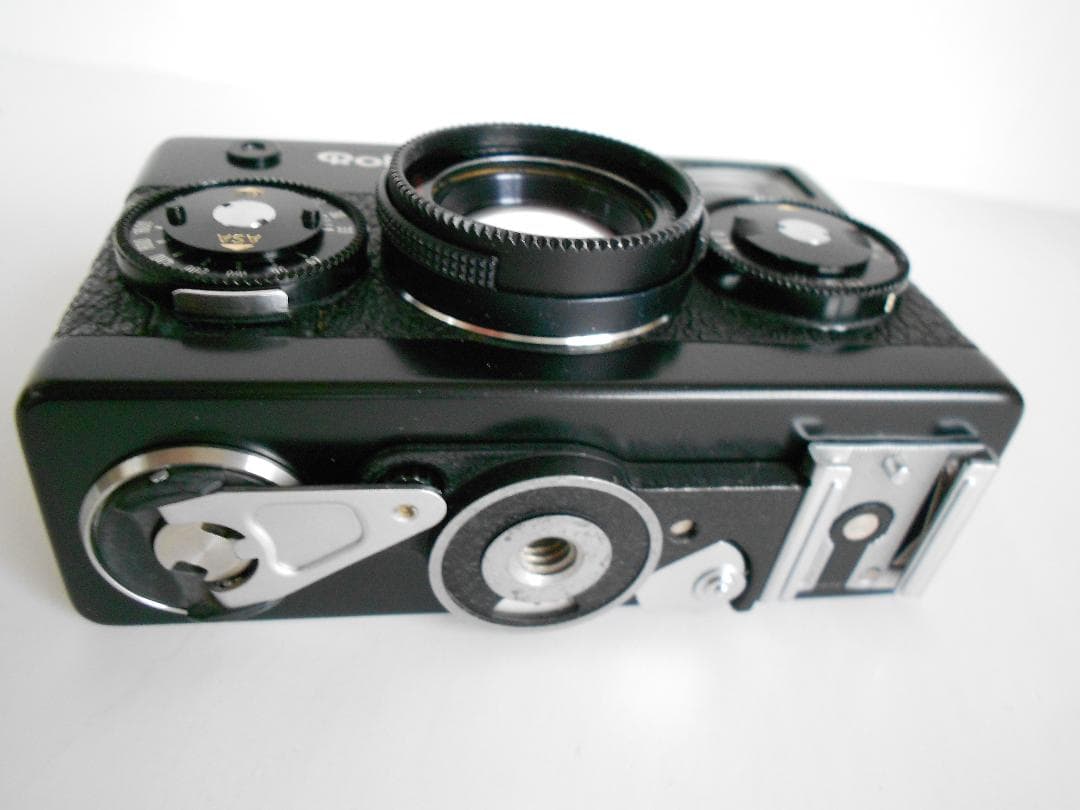 d*7様 美品　ローライ35S　フラッシュ121BC　革ケース付　ブラック　希少