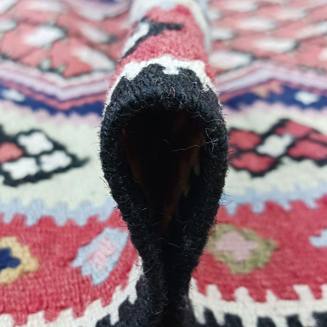 Y2744 ペルシャ絨毯 キリム ラグマット 手織り ウール 152×100㎝