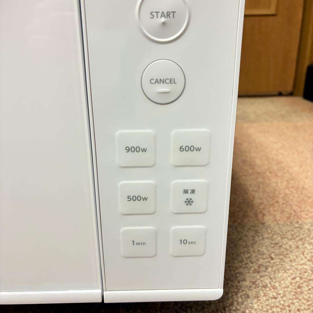 TOSHIBA(東芝) 電子レンジ 17L 縦開き 単機能 フラットテーブル