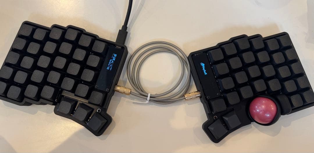 【新品】keyball61 完成品、メインスイッチ、メインキーキャップなし