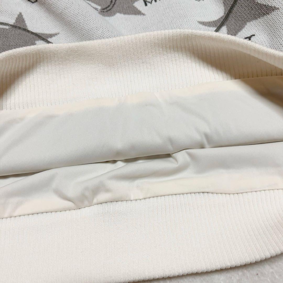 極美品　近年　マークアンドロナ　ニット　裏地付　防風　スニード　スター　星　総柄