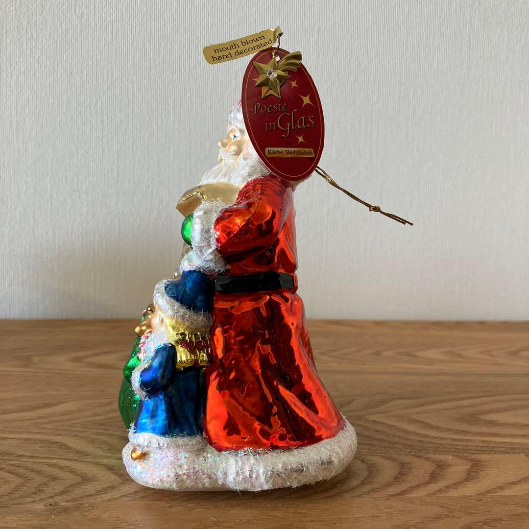 ドイツ ケーテウォルファルト クリスマス 飾り ツリー オーナメントサンタ3点