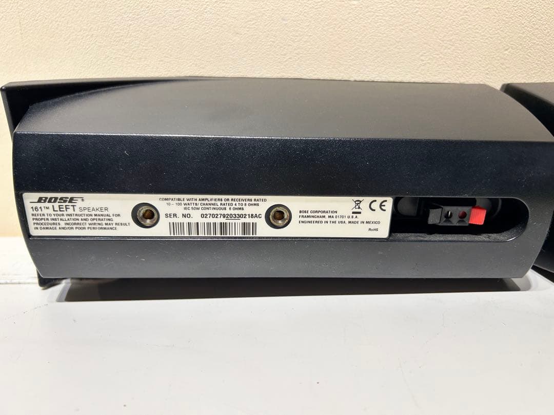 406　Bose 161B　スピーカーシステム　ブラック　展示品