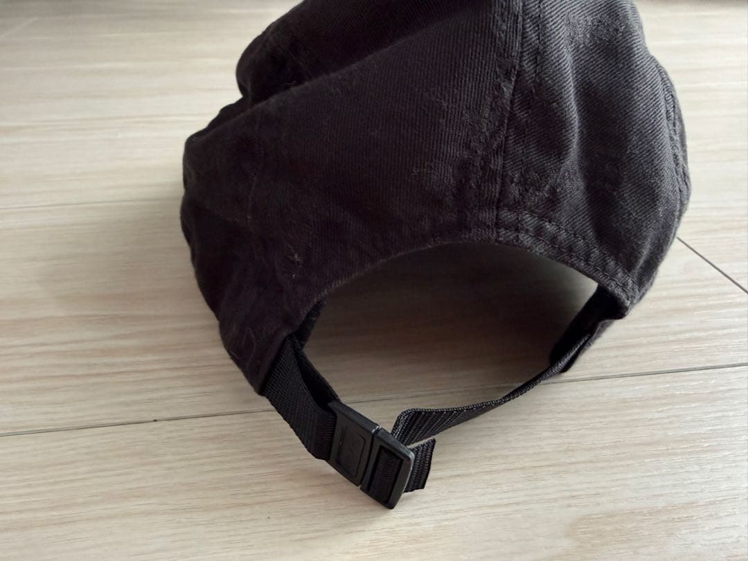 Supreme 黒キャップ アジャスタブル