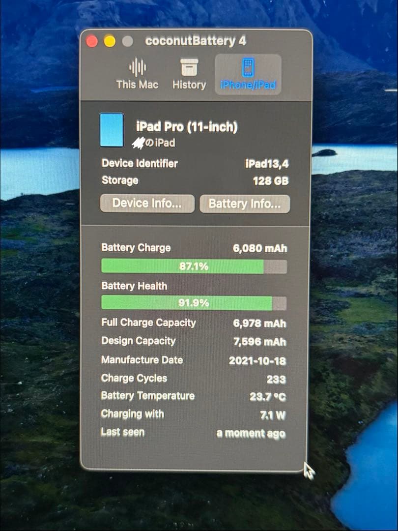 iPad Pro 11インチ M1 Wi-Fi 128GB