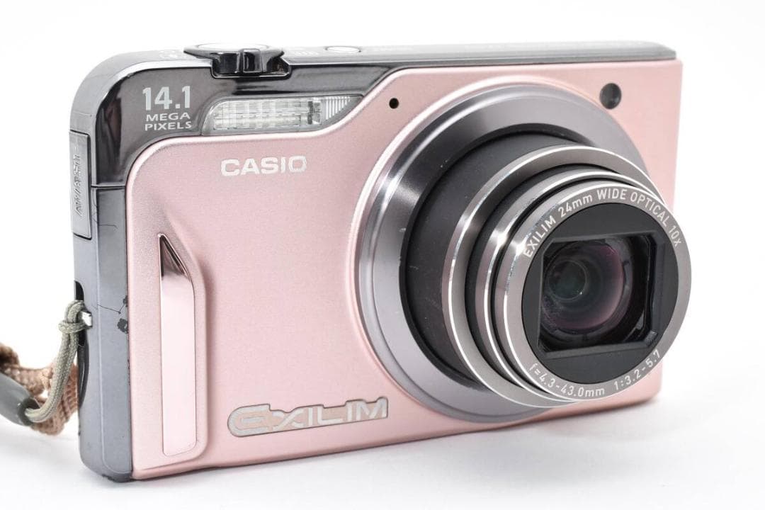 美品 カシオ　CASIO EXILIM EX-H15 ピンク ＃A366