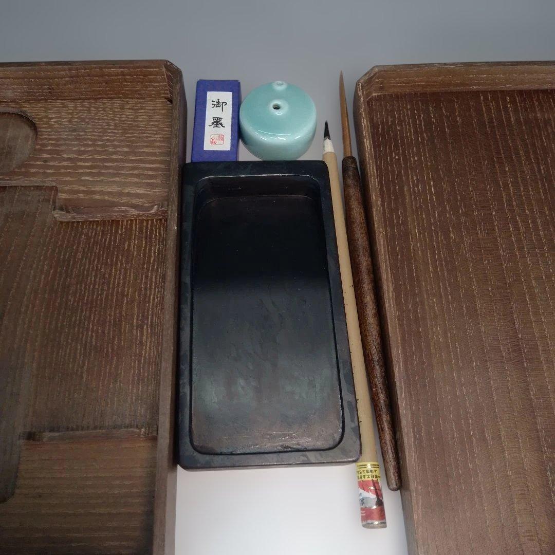 硯箱セット　すずり箱　七事式　茶歌舞伎