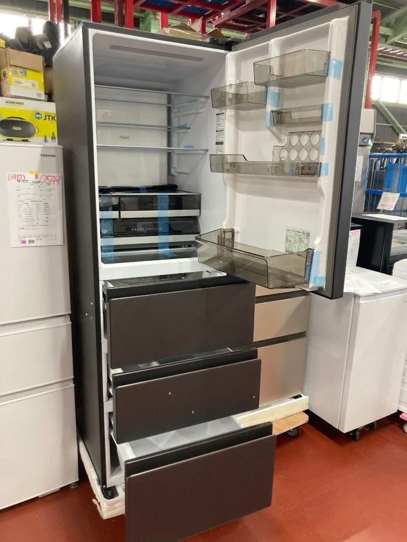 AQUA 4ドア冷蔵庫 AQR-VZA45R (K) 2024年製 452L