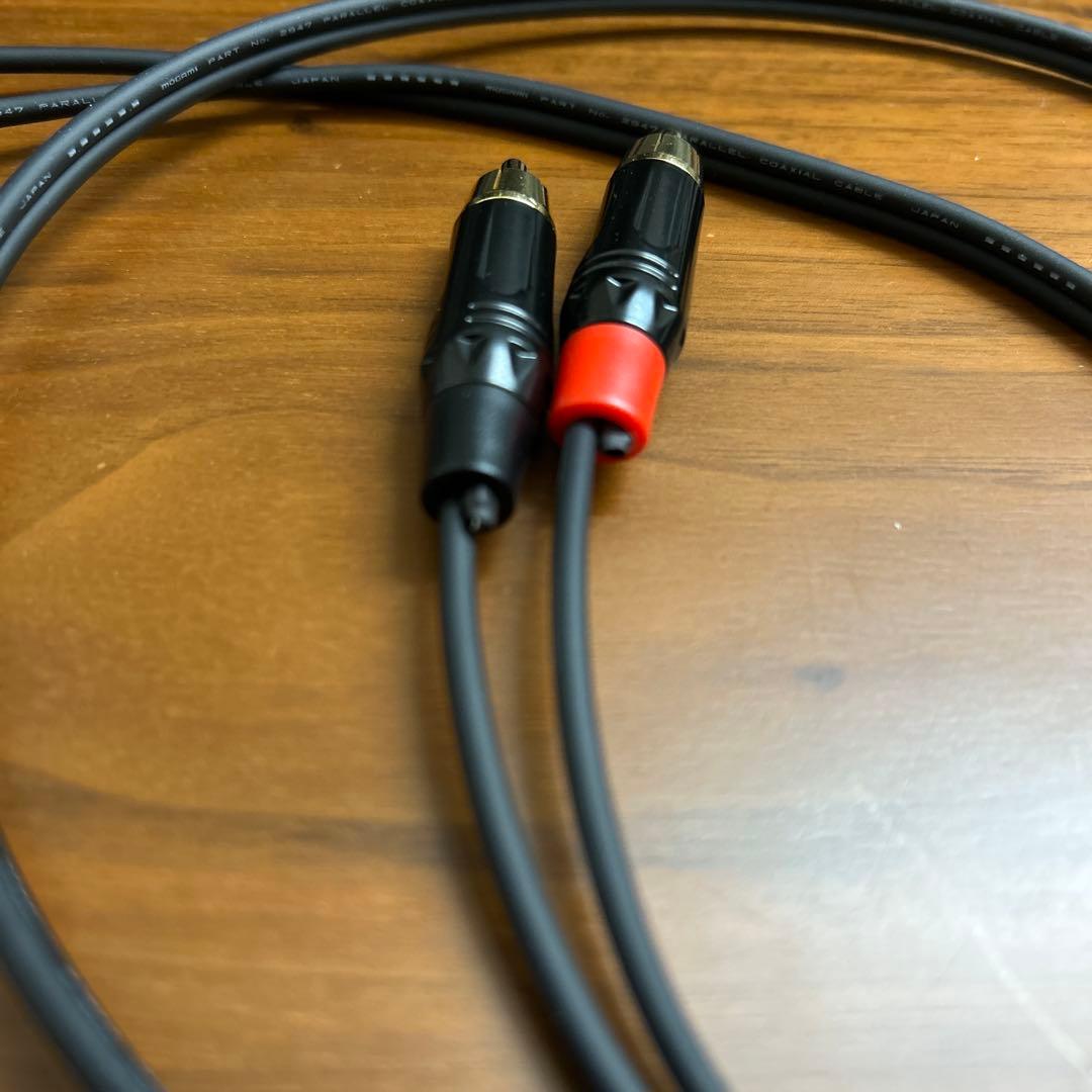 PRaT sound GRV-RISERのRCAケーブル　1m