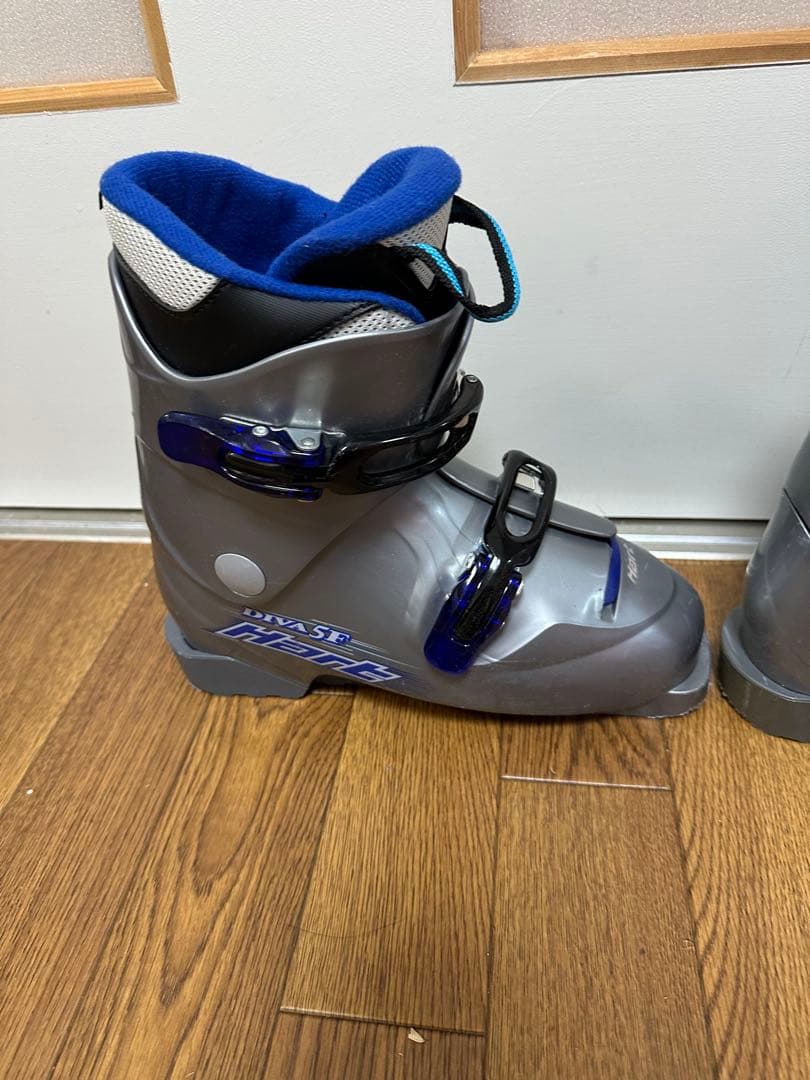 KAZAMA スキー板106cm,ブーツ23.5cm,ストック90cm