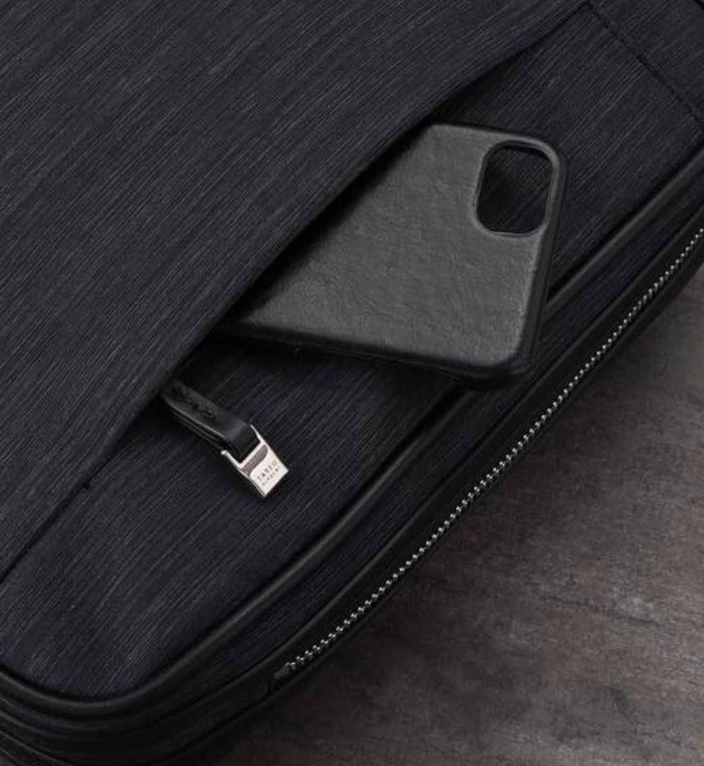 タケオキクチ　ヘアライン スリム ブリーフケース