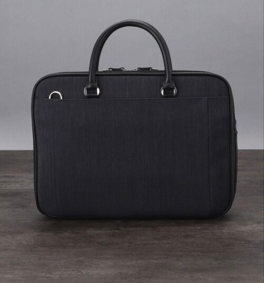 タケオキクチ　ヘアライン スリム ブリーフケース