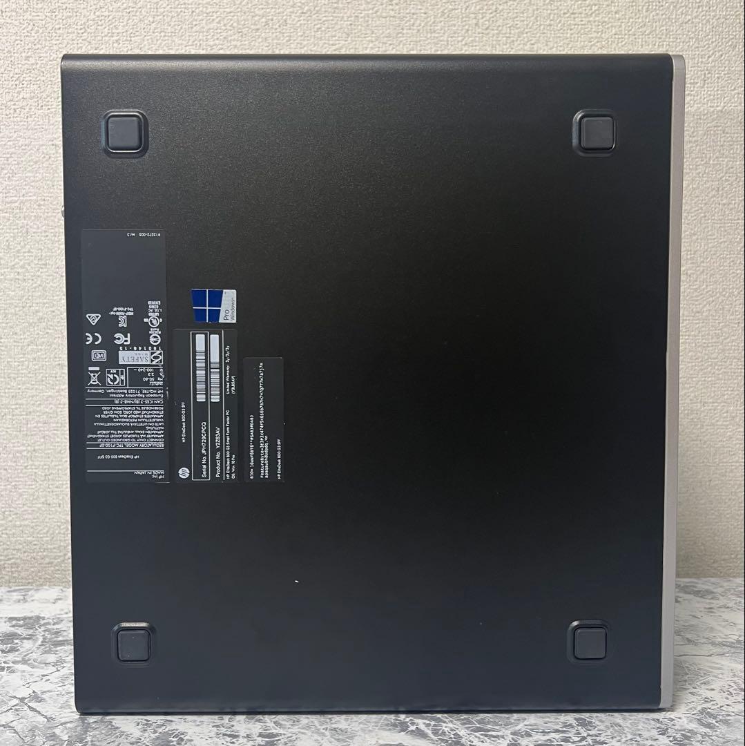 HP EliteDesk 800 G3 SFF i7 メモリ20GB グラボ