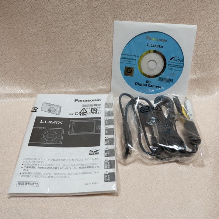 【Panasonic】LUMIX DMC-FX40 ピンク SDHC 4GB付