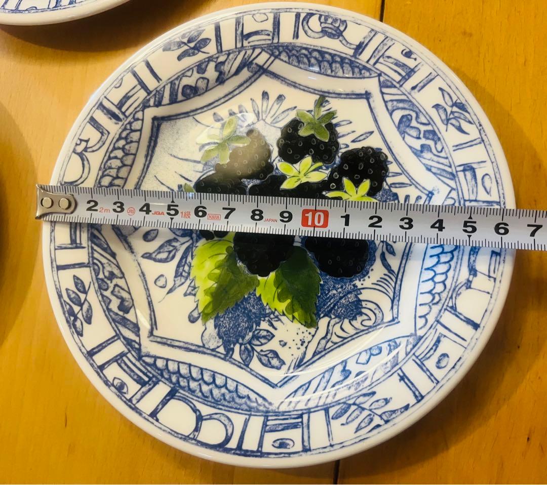 GIEN ケーキ皿　オワゾブルー