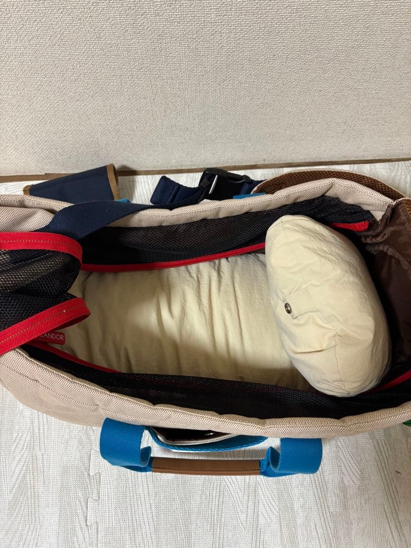 ICANDOR 小型犬キャリーバッグ ベージュ