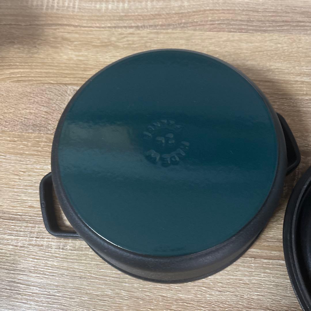 staub 24cm ラウンドココット　状態美品寄り　最安値