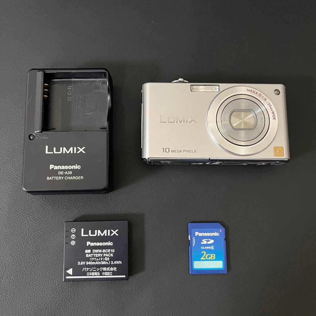 【動作OK】Panasonic LUMIX DMC-FX37 デジカメ