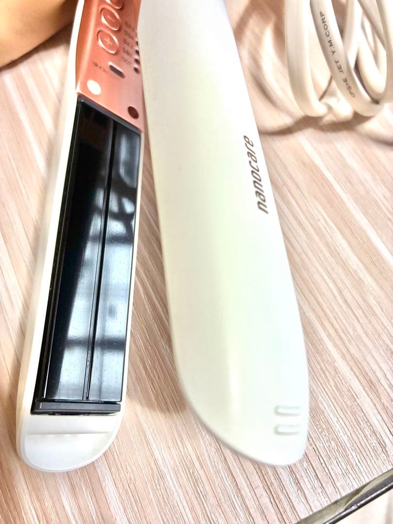 パナソニック　ナノケア　ストレートヘアアイロン EH-HS0E-W